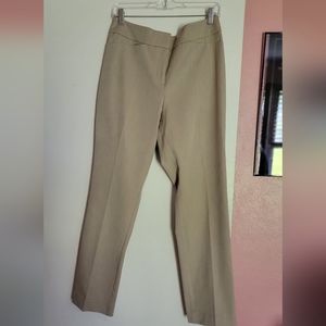 Ann Taylor Factory, Beige, Size 10, Straight Leg Pants